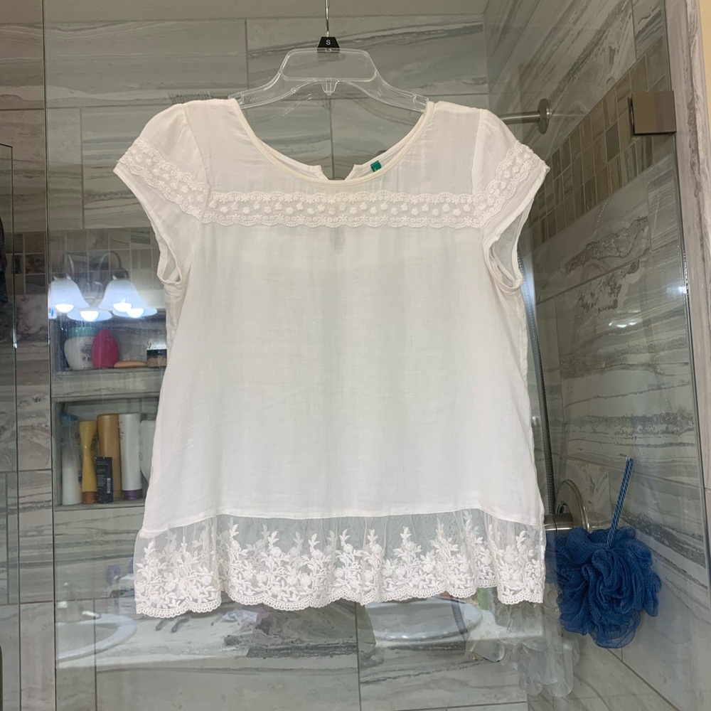 White Lace Top